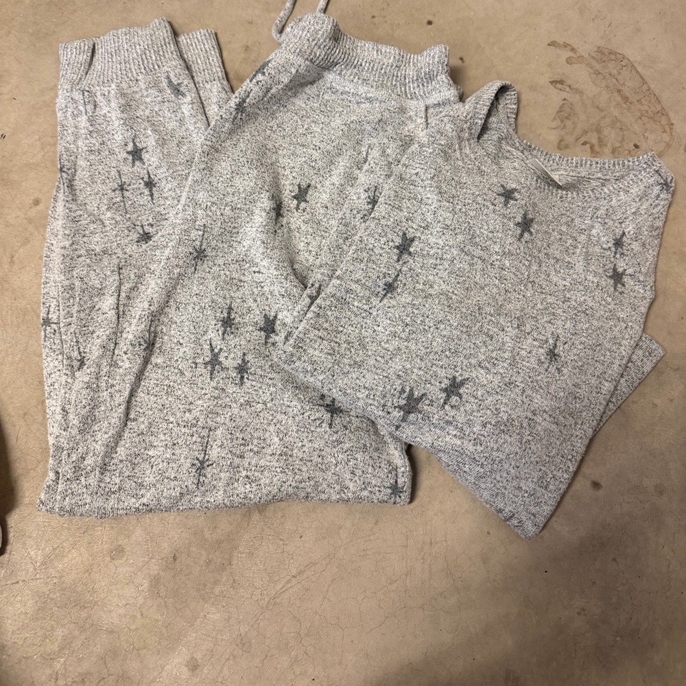 Soma Gray Star Pajama Set - Picture 2 of 3